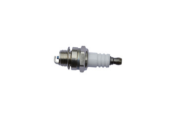 spark plug on a white background,isolated spark plug for car on a white background