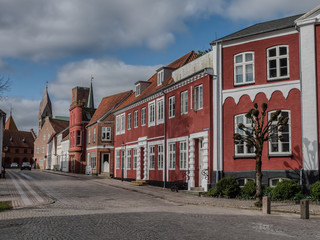 St Catharinae square in Ribe, Esbjerg Denmark