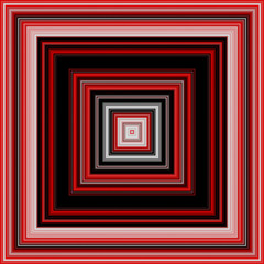 frame on a red background