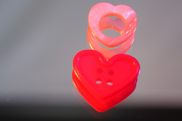 Heart photographed in the studio in the best conditions and in high quality