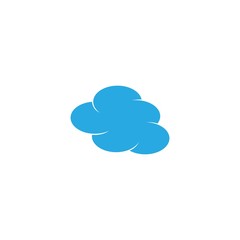 Blue Cloud Logo vector icon design