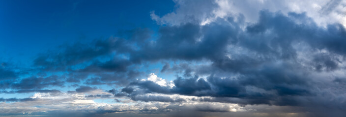 Fantastic clouds at sunrise