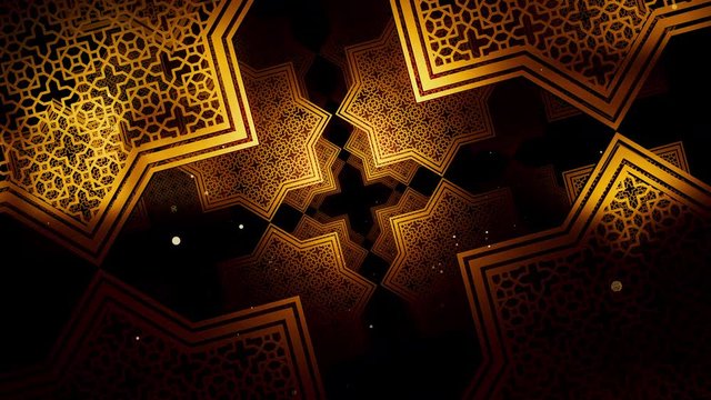 Ramadan Kareem In Islamic Pattern is motion footage for festival films and cinematic in religion. Also good background for scene and titles, logos.