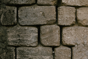 old white weststone wall