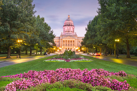 Kentucky State Capitol at Dusk