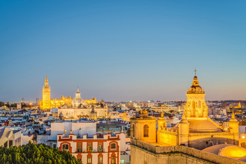 The Metropol Parasol in Seville, Andalusia, Spain.