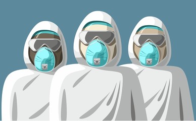 doctors - heroes rescuers fighting coronavirus covid-19