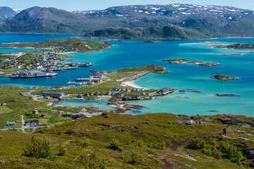 Sommaroy in Troms, Norway,