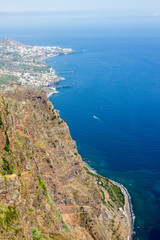 View Cabo Girao funchal coastline of madeira portugal