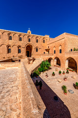 Artuklu, Mardin / Turkey June 10, 2018. Deyrulzafaran Monastery and Syriac Orthodox patriarchat (...