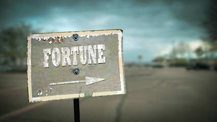 Street Sign to Fortune