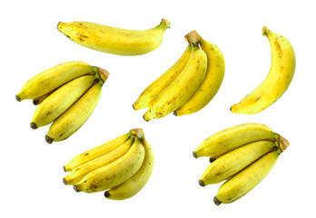 banana fruit isolated on white background