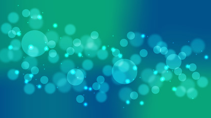 Bokeh blur abstract shapes circles pink dark lights in gradient vector background .