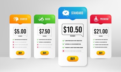 Push cart, Santa boots and Share icons simple set. Price table template. Approved sign. Express delivery, New year, Referral person. Chat message. Business set. Vector