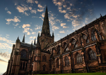 Fototapeta premium Lichfield cathedral