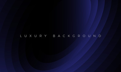 Luxury Premium background  and modern dark blue wallpaper illustration with stylish color curved lines and elements. Rich navy blue abstract background for header, website template, landing page