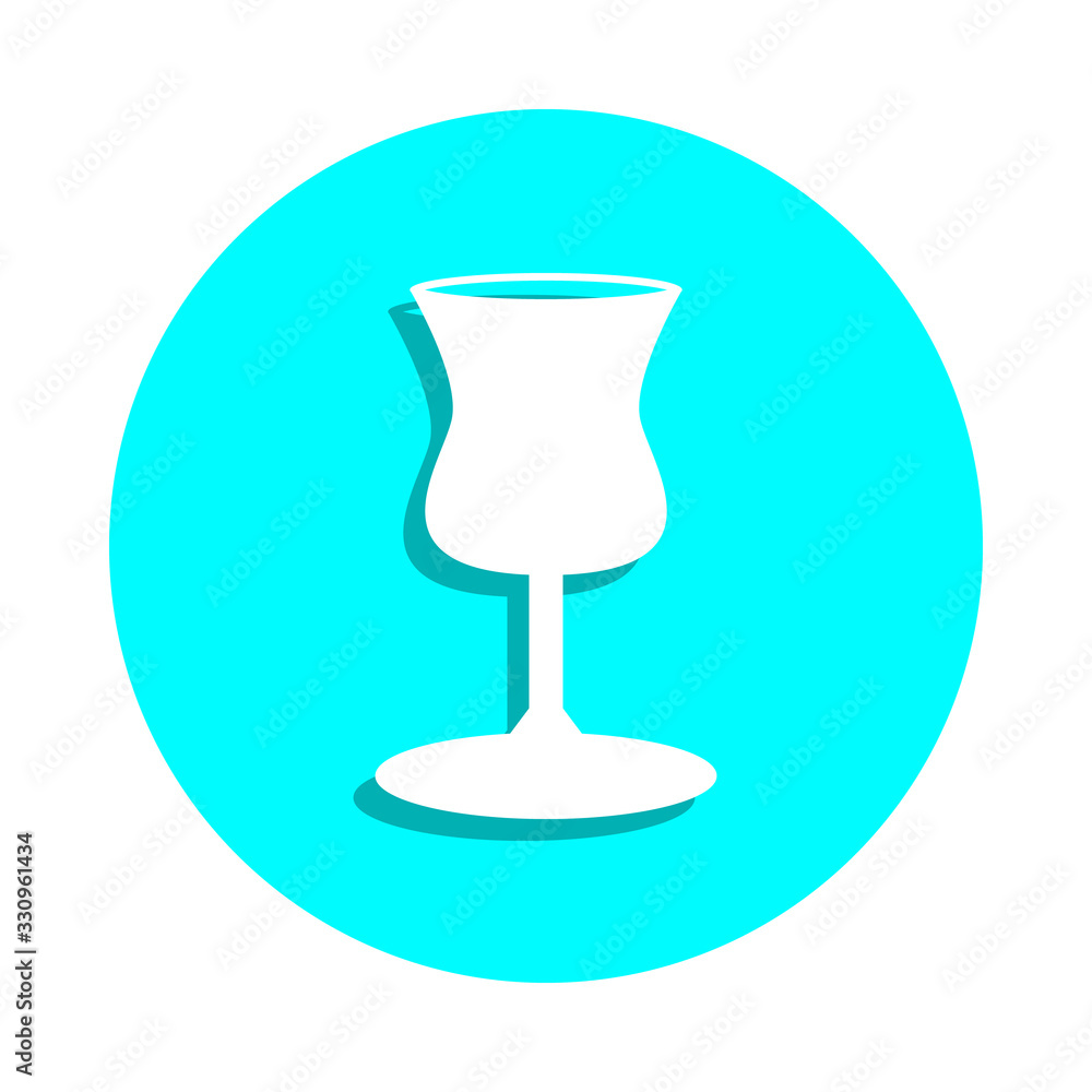 Poster grail badge icon. simple glyph, flat vector of web icons for ui and ux, website or mobile applicatio