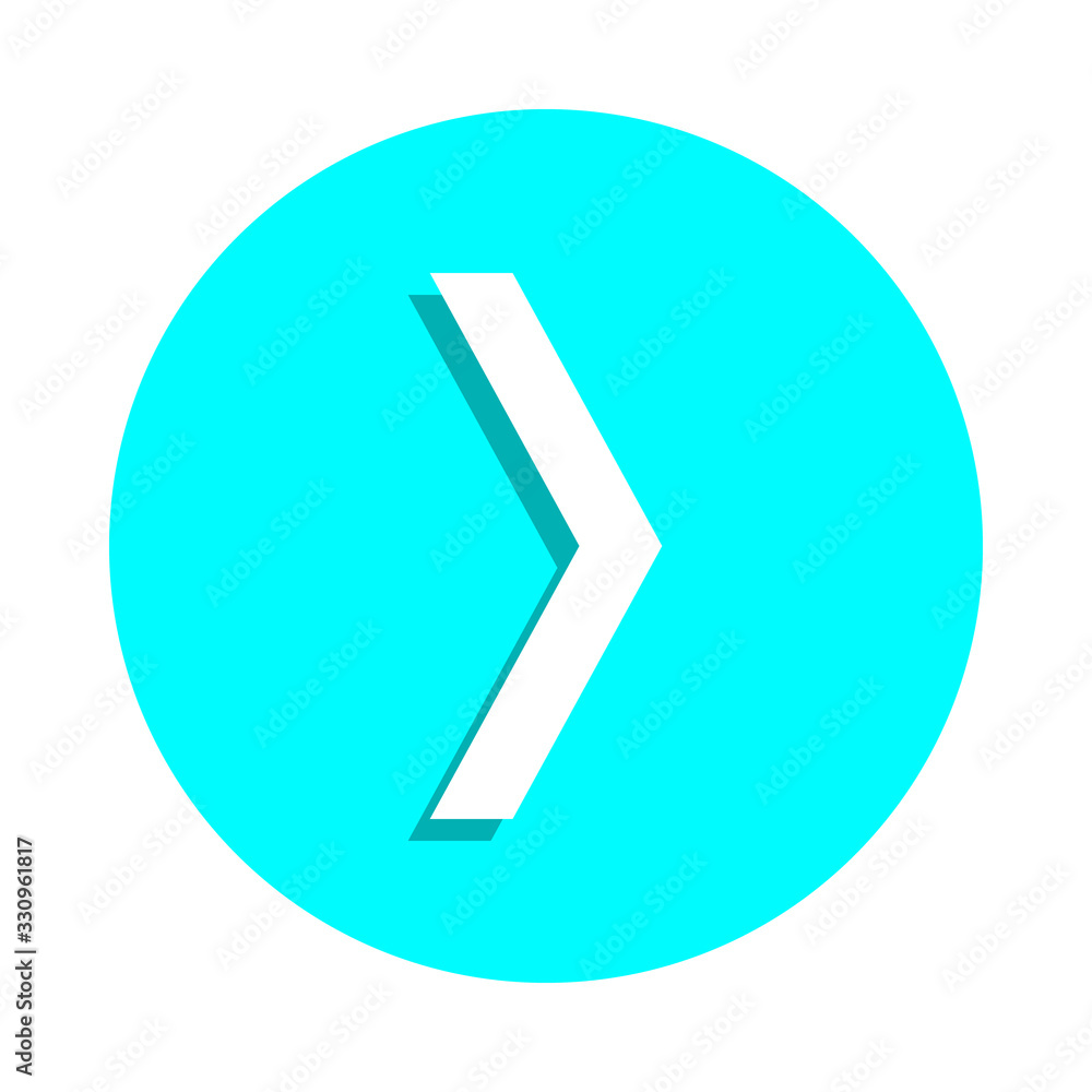 Poster narrow arrow badge icon. simple glyph, flat vector of web icons for ui and ux, website or mobile app
