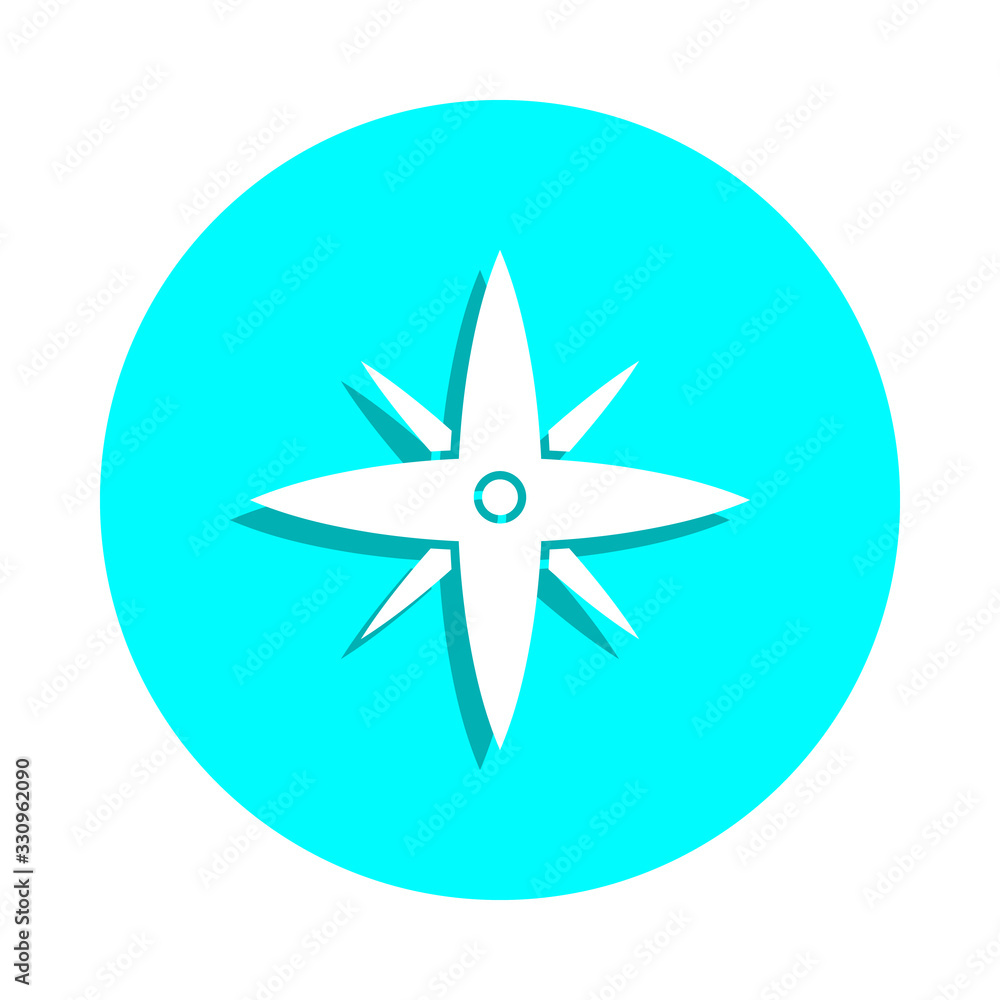 Poster star badge icon. simple glyph, flat vector of web icons for ui and ux, website or mobile application