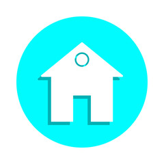 Stock badge icon. Simple glyph, flat vector of web icons for ui and ux, website or mobile application