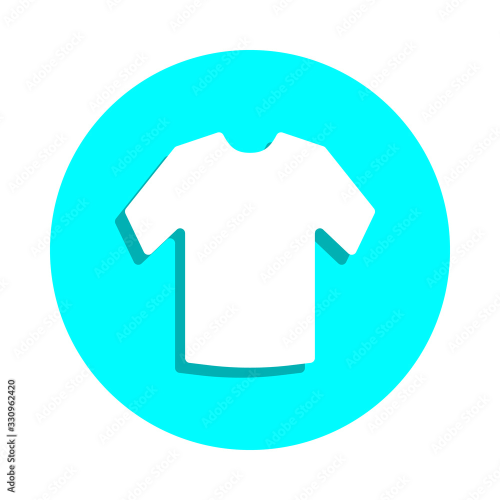 Poster t-shirt badge icon. simple glyph, flat vector of web icons for ui and ux, website or mobile applicat