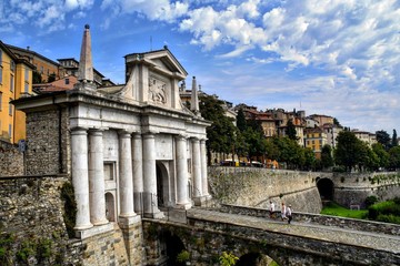 Obraz premium Venetian walls of Bergamo