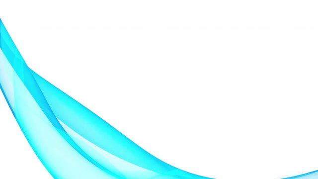 Seamless loop animation. Abstract colorful wavy background in bright blue on white backdrop. Modern colorful wallpaper. 3d rendering.