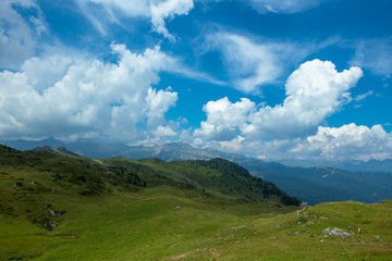 Over the mountains