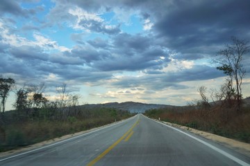 Landstraße in Mexiko