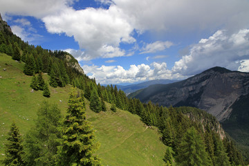 Fototapeta na wymiar Malga Tuena, Brenta Dolomites, Trentino region, Italy