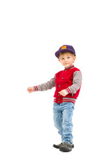 little boy in casual clothes