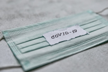 Coronavirus covid-19 quarantine medical mask