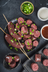 Korean blood sausage soondae