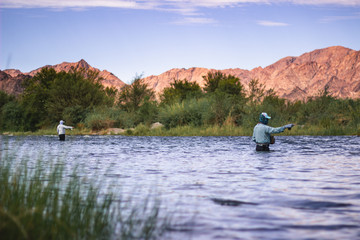 Fly fishing in the Richtersveld, South Africa