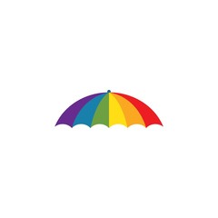 umbrella logo icon  vector illustration