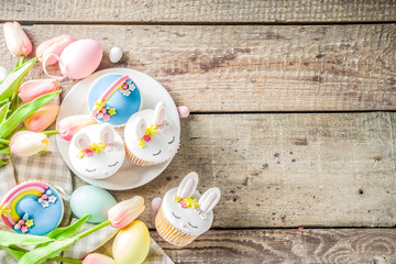 Cute homemade easter cupcakes