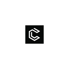 C logo design vector icon template