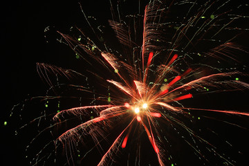 Obraz premium Colorful firework