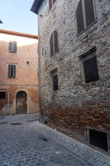 Fabriano, Marches, Italy: historic building