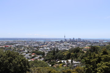 Fototapeta na wymiar Vue sur la ville D’Auckland 