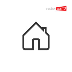Home or House Icon Design Vector