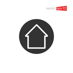 Home or House Icon Design Vector