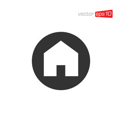 Home or House Icon Design Vector