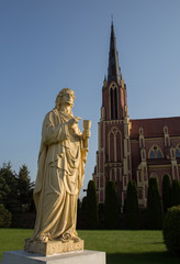 Fototapeta premium The Church of the Holy Trinity - the largest church in Belarus