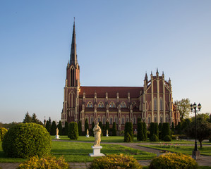 Obraz premium The Church of the Holy Trinity - the largest church in Belarus
