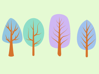 vector illustration of a tree