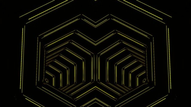Hexa Tunnel VJ Loops Background