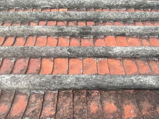 Asia China Macau Street Mosaic Macao Ruins of St. Paul Pattern Texture Background Stock Photo Basic Earth Neutral Colors