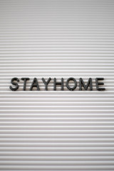 Stayhome - Coronavirus - obrazy, fototapety, plakaty