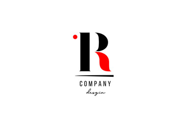 R letter logo alphabet design icon for company and business - obrazy, fototapety, plakaty